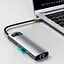 USB-хаб Baseus Metal Gleam Series 8-in-1 Multifunctional Type-C HUB Space Gray (CAHUB-CV0G) [77937] - мініатюра 6
