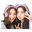 Наушники с микрофоном Hoco W27 Cat Ear Grey - миниатюра 6