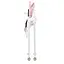 Стульчик для кормления Bambi M 5673-8 с принтом, экокожа, Pink  - миниатюра 6