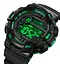 Часы мужские спортивные наручные Skmei 2110 (Черный с зеленым) - миниатюра 5