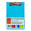 Планшет А5 із затискачем, пластик неон, 22x15 см, BR9808 (В асортименті) - мініатюра 1