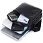 Класична чоловіча сумка месенджер із глянсової натуральної шкіри Shvigel 22846 чорна - мініатюра 8