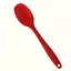 Силиконовая ложка кухонная термостойкая нейлоновая 20.5 см, Kitchen Master Красный 87412 - миниатюра 1