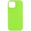 Чехол Space Silicone Case Full Size AA Apple iPhone 15 Shiny green - миниатюра 1