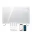 Конвекторний обігрівач Volt Polska TermoGlass Pro 2в1 2000W Wi-Fi Smart White - мініатюра 2