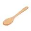Ложка кухонна кухарська неглибока дерев'яна 25 см, Woodly Коричневий 86776 - мініатюра 2