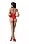 Бодистокинг Passion BS094 red - миниатюра 2