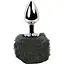 Анальна пробка FeelzToys Bunny Tails Butt Plug Black - мініатюра 1