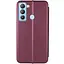 Кожаный чехол-книжка Epik Classy для Tecno Pop 5 LTE Бордовый - миниатюра 2