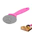 Нож колесо для пиццы роликовый 20 см, Kitchen Master Розовый 84539 - миниатюра 1