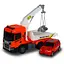 Автомобиль TechnoDrive Big Truck Эвакуатор Scania с машиной (6408KS) - миниатюра 2