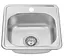 Кухонная мойка Kroner KRP Satin - 3838 (0,6 мм) (CV022756) - миниатюра 2