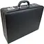 Большой дипломат Portfolio с расширением из эко кожи черный sum0028875 - миниатюра 1