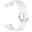 Силиконовый ремешок Wavy для Smart Watch 20mm White - миниатюра 2