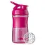 Шейкер спортивный BlenderBottle SportMixer Flip 20oz/590 мл Pink FL (SM 20oz Pink) - миниатюра 1