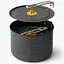 Набір каструль Sea to Summit Frontier UL Two Pot Set, 1.3L + 3L Темно-сірий - мініатюра 2