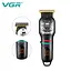 Акумуляторна машинка для стрижки волосся VGR V-971 з дисплеєм (4 насадки) - мініатюра 5