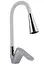 Змішувач для кухні Lidz Tani 008F3 з гнучким виливом (k40) White / Chrome LDTAN008F3WCR37037 - мініатюра 1