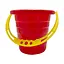 Детское ведро для песочницы "Среднее" S0009(Red) красный 14 см - миниатюра 1