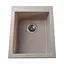 Гранитная мойка Globus Lux Lama песчаный 410x500 мм А0004, Sand - миниатюра 1