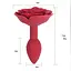 Силіконова анальна пробка 'Rose' від SILICON 11 см Чорний K0633-2 - мініатюра 3