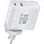 Зарядний пристрій XON PowerCharge 65W PD65 USB Type-C White (PCCW0065AC0W 5924) - мініатюра 2