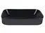 Комплект Qtap Scorpio: Раковина накладная прямоугольная 550х390х120 мм Matt Black + Донный клапан PU03 (QT14112243MBN47298) - миниатюра 2