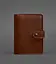 Шкіряна обкладинка для паспорта 3.0 світло-коричнева - мініатюра 1