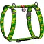 Шлея для собак Waudog Nylon анатомічна H-подібна з QR-паспортом, малюнок "Авокадо", пластиковий фастекс, S - мініатюра 1