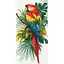 Картина по номерам "Яркий ара" Art Craft 11721-AC 40х80 см - миниатюра 1