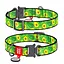 Нашийник для собак нейлоновий Waudog Nylon з QR-паспортом "Авокадо" металічна пряжка-фастекс Ш 25 мм Д 33-49 см - мініатюра 1