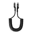 Кабель ArmorStandart AR17 Spiral USB-С to USB-C 3A 1m Black (ARM75392) - мініатюра 1