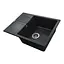 Гранітна мийка Globus Lux One графіт 650x500мм-А0001 000002983, Графит - мініатюра 3