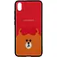 Чохол-накладка Toto Cartoon Print Glass Case Xiaomi Redmi 7A Line friends Brown - мініатюра 1