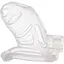Клітка для пеніса Lockink Sevanda Plastic Penis Chastity Cage - Transparent - мініатюра 6