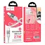 Кабель Hoco Type-C to Lightning Spirit PD transparent charging data cable U129 27W 1.2 м Grey - мініатюра 3