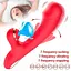Вибратор для женщин 3в1 силиконовый 21 режим стимуляции клитора usb 25 см красный - миниатюра 3