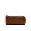 Кожаный портмоне-купюрник на молнии 14.0 светло-коричневый - миниатюра 9