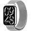 Ремешок DK для Xiaomi Mi Band 8 Pro Metal Milanese Loop Magnetic (017123) (silver) - миниатюра 1
