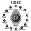 Сенсорные умные смарт-часы FD68S Green (16102) - миниатюра 3