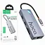 Перехідник Hoco Hub HB52 підтримка швидкої зарядки до 100W через Type-C PD - мініатюра 1