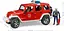 Уцінка. Пожежний джип Bruder Wrangler Unlimited Rubicon з фігуркою пожежника (02528) - мініатюра 2