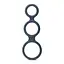 Эрекционное кольцо Boners Triple Cock Ring 18 см серый - миниатюра 2