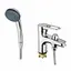 Смеситель для ванны Wezer PUD1-SH045 с душевой лейкой хром - миниатюра 1