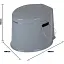 Біотуалет Bo-Camp Portable Toilet 7 л сірий (5502800) - мініатюра 6
