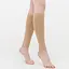 Панчохи-шкарпетки-гетри компресійні від втоми еластичні, універсальний розмір, тілесні, 1 пара - мініатюра 1