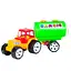 Трактор с бочкой Бамсик, 007/3 (В ассортименте) - миниатюра 1