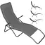 Кресло-шезлонг Jumi раскладной серый - миниатюра 3