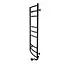 Полотенцесушитель UNIO LDE ER 1000-500-9 BLK Лестница Дуга Элит черная (21557) - миниатюра 4