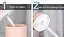 Портативный светодиодный ультразвуковой увлажнитель воздуха Humidifier H2O 300 мл Белый - миниатюра 8